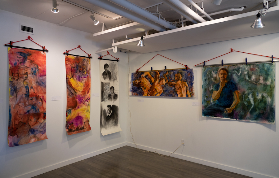 Show at Arcadia Gallery, Toronto, June 2016. Paintings by Brenda Clews.